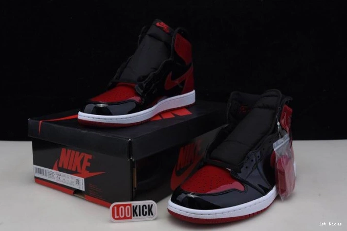 555088-063 Patent Jordan Bred OG 1 Air High 0731